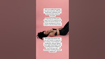 how to get out of feeling stuck, frozen, shutdown, overwhelmed, or disconnected 👇🏼 #shorts