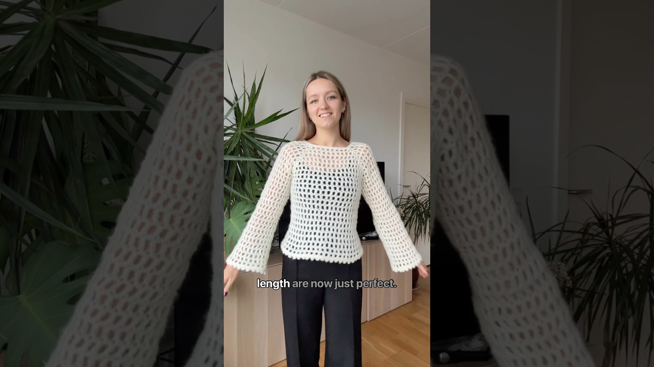 Вязание крючком из акрила с паровой блокировкой 🫶 