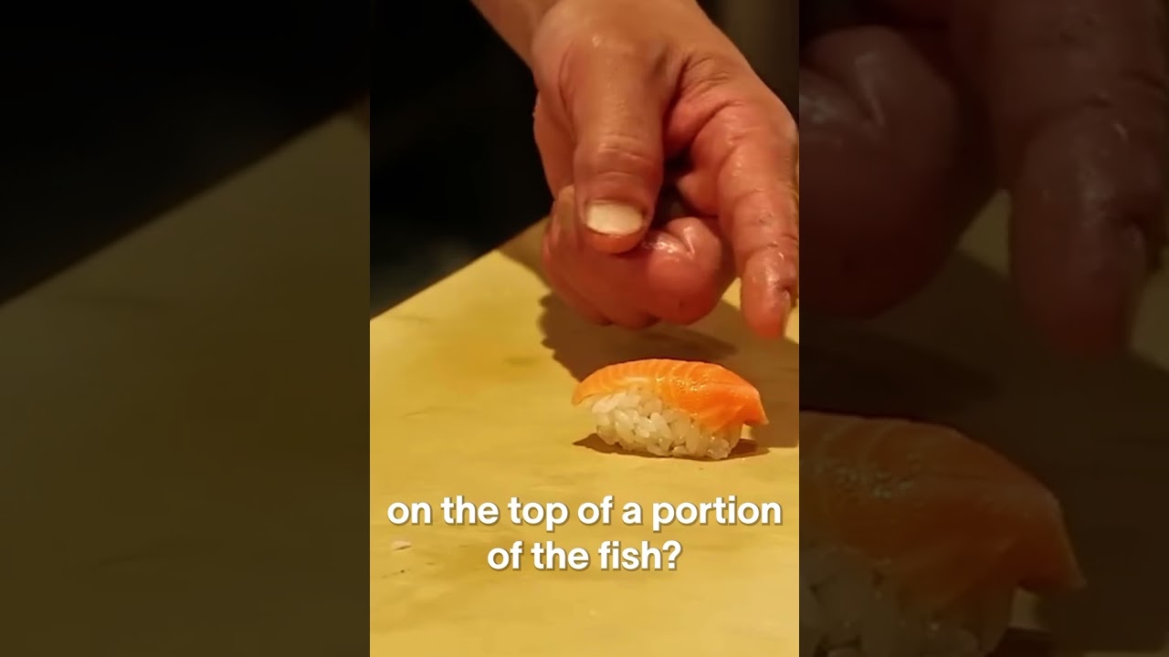 The correct way to eat sushi 
