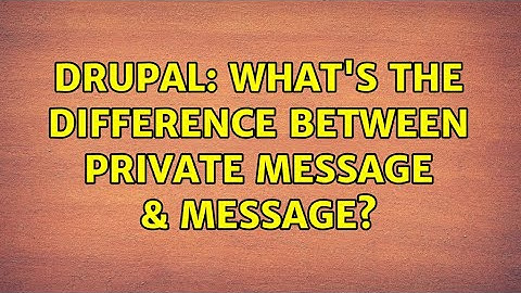 Drupal: What