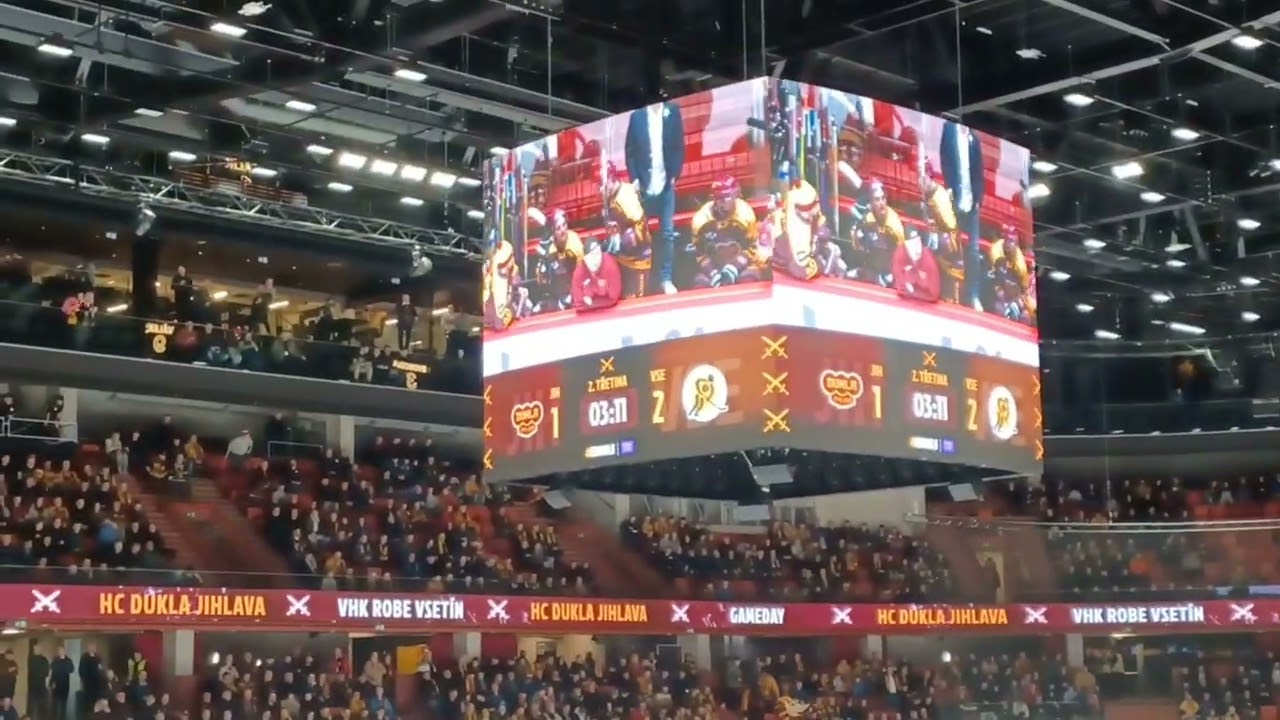  Dukla vs Vsetín. nová hala Dukly Jihlavy. 🤩
