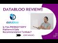Databloo REVIEW- Is This PRODUCTIVITY Platform A Safe Recommendation To Make? See(View Before use)