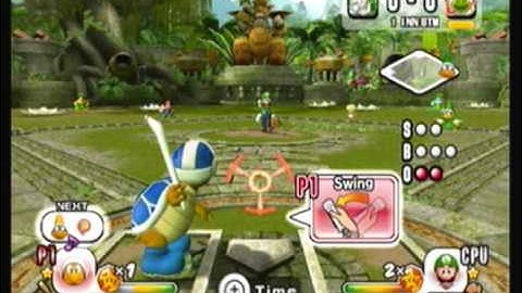 Mario Sluggers Request: Bowser jr Vs Luigi pt1