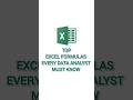 Top Excel Formulas