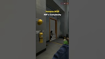 🔥 hampus INSANE ACE NIP vs Complexity (nuke) #shorts #csgo @ BLAST Premier Fall Groups 2023