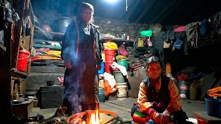 How a Tibetan family lives high in the Himalayan mountains. Life in remote villages