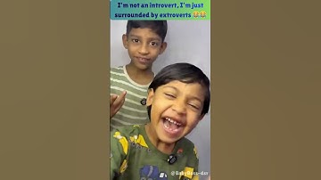 “I’m Not an Introvert… I’m Just Surrounded by Extroverts 😂 | Relatable Sibling Moment” #babybossdsr