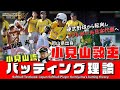 【硬式野球から日本代表へ】ライズ球場のネットを超えた伝説の男！小見山流バッティング理論－Japan Softball Player Komiyama's batting theory.