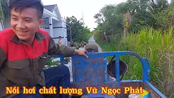 bàn giao nồi hơi đốt củi chất lượng cho nghề làm mứt dừa tại bến tre