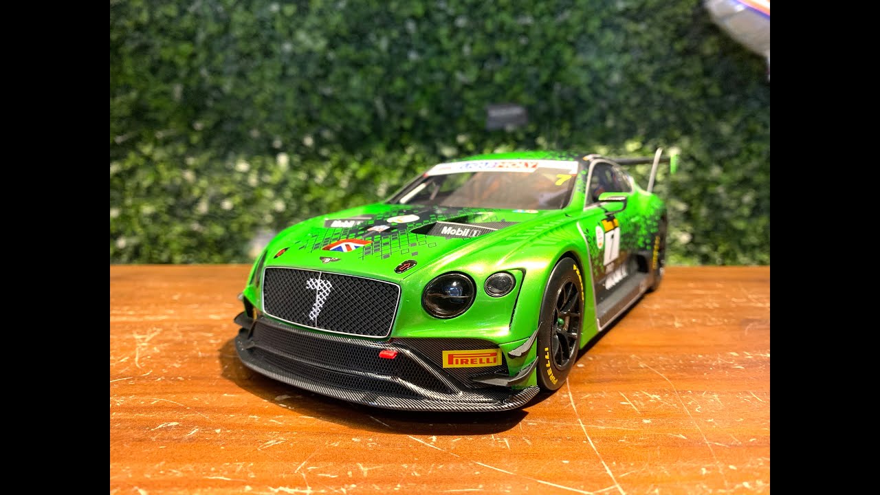 1/18 TopSpeed Bentley Continental GT3 2020 Bathurst 12H Winner