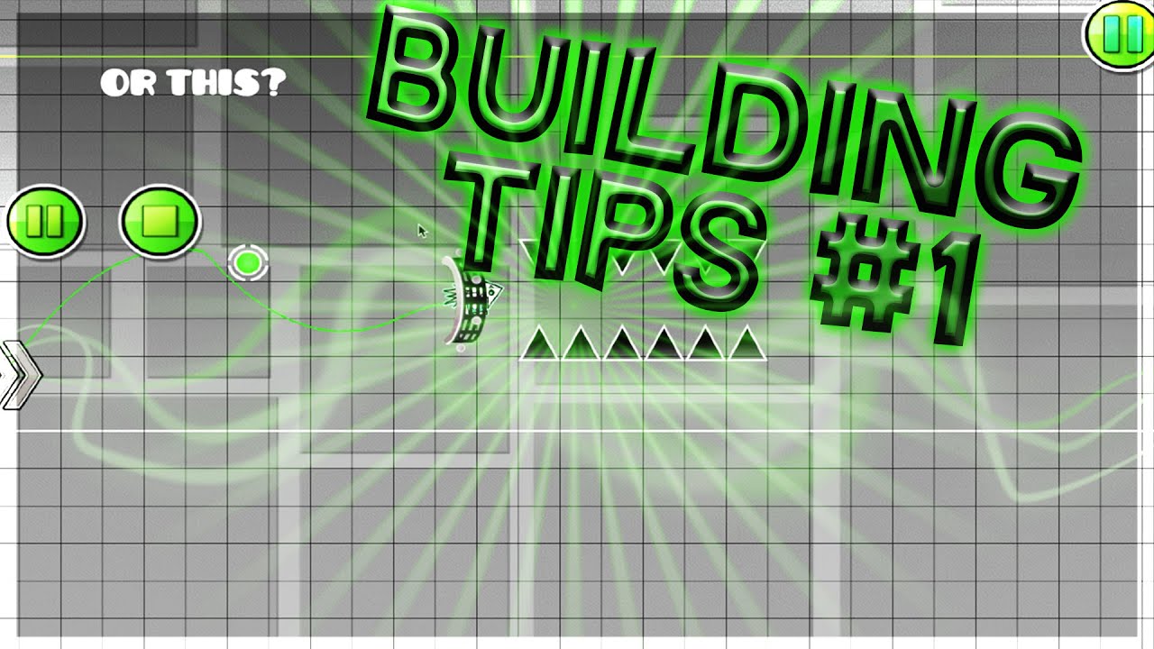 Geometry Dash [2.01] Building Tips #1 - Gameplay - YouTube