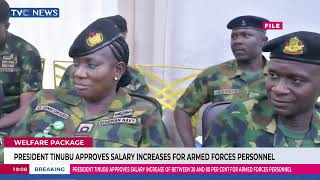 President Tinubu Approves Salary Increase For Armed Forces Personnel screenshot 2
