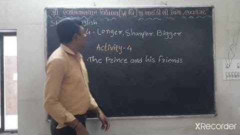 || Std 7 || English || Unit-4 || Activity-4 ||