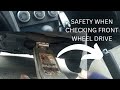 how to check your front wheel for noise or bad beering on cars.