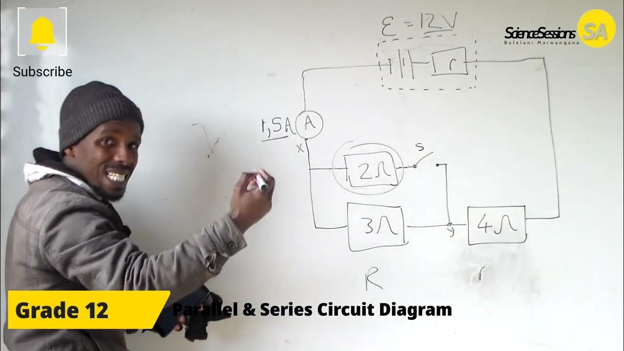 Grade 12 | Parralel & Series Circuit Diagram [Open Switch] - YouTube
