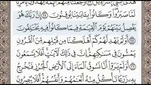 سورة السجدة الصفحة 417 الشيخ محمد صديق المنشاوي