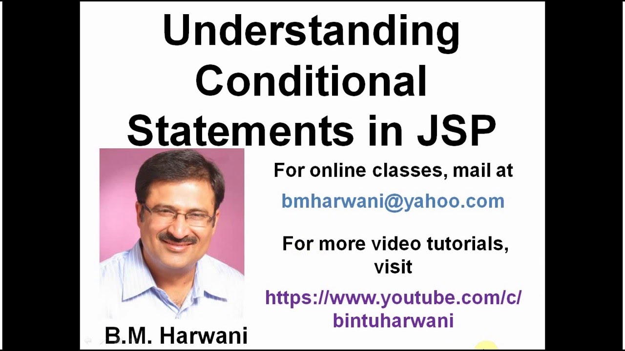 Understanding Conditional Statements In Jsp (In English)