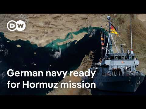 Why Germany's navy could be crucial for the Strait of Hormuz | DW News

With a tentative US-Iran peace deal in place, one question is:  Who will clear the mines from the Strait of Hormuz and who will ensure it remains safe for shipping? A European-led mission could soon set sail, with Germany poised to play a major role.

#Why #Germanys #navy #could #crucial