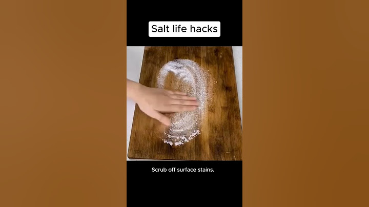 Life hacks using Salt. #diy #lifehacks #technology