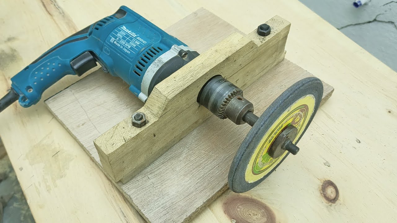 how to make a Lathe Easy Drill machine used drill YouTube