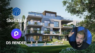 видео: Моделирование здания в SKETCHUP картинка: Моделирование здания в SKETCHUP