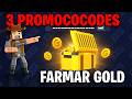 3 NOVOS PROMOCODES e COMO FARMAR MUITO GOLD NO BLOCK 