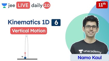 JEE: Kinematics 1D L6 | Vertical Motion | Unacademy JEE | IIT JEE Physics | Namo Kaul