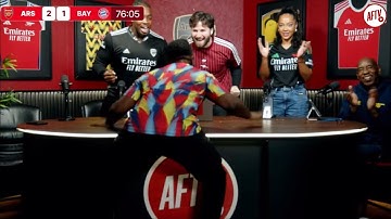 Arsenal 3-1 Bayern Munich GOAL REACTIONS