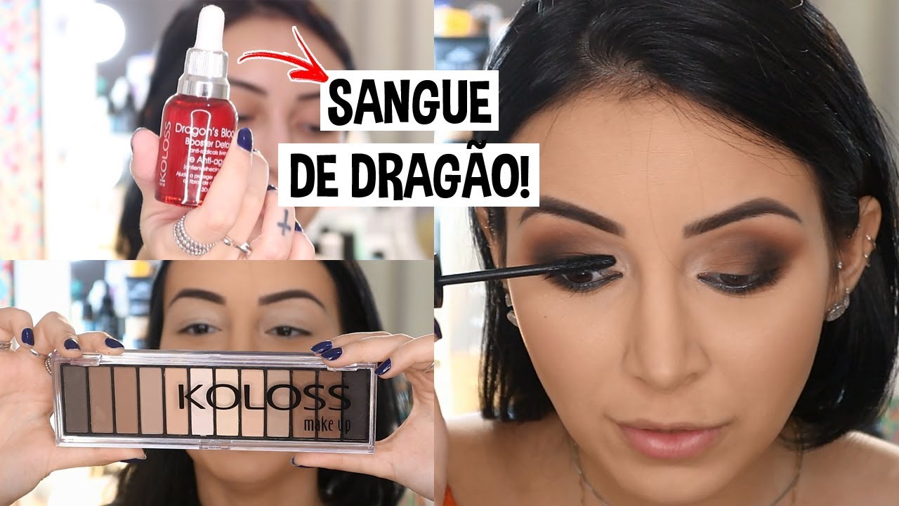 TESTANDO MAQUIAGENS DA KOLOSS