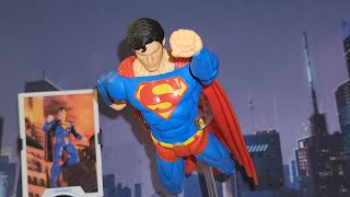 DC direct universe classics Complete custom kitbash JLA mezco Superman action figure review