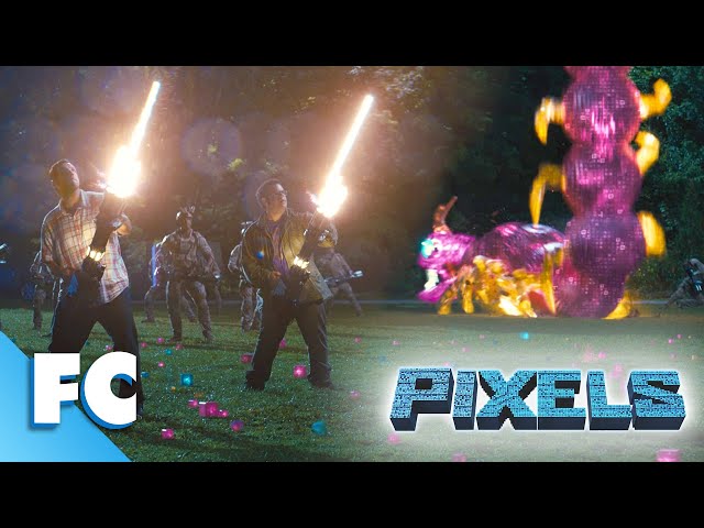 Pixels | Centipede Attack Clip | Action Comedy Sci-Fi Fantasy | Adam Sandler, Kevin James | FC class=
