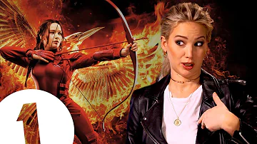 How old was Jennifer Lawrence when filming Hunger Games?