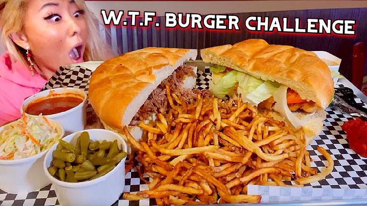 THE W.T.F. BURGER CHALLENGE at Mike's Famous Chick...