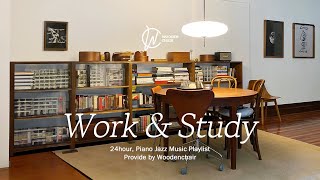 𝐏𝐥𝐚𝐲𝐥𝐢𝐬𝐭 시끄럽지 않고 적당한 템포 🎍 회사, 공부, 집중이 필요한 시간 | Relaxing  Work & Sudy Jazz