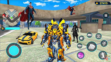 Bumblebee Robot Car Transformer Game #23 | Optimus Prime Career Mode | Android Gameplay