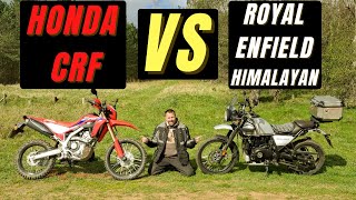 Honda CRF 300L VS Royal Enfield Himalayan Comparison Review