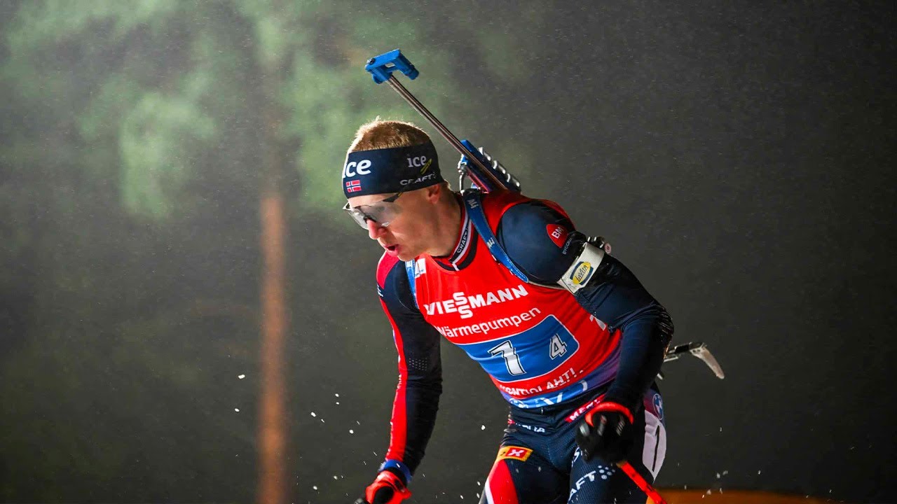 BIATHLON - Une faute au tir et Boe échoue à 3'' de Stroemsheim : son arrivée à Kontiolahti  en vidéo