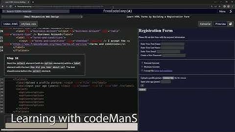 (ARCHIVED) Learn HTML Forms by Building a Registration Form - Step 34