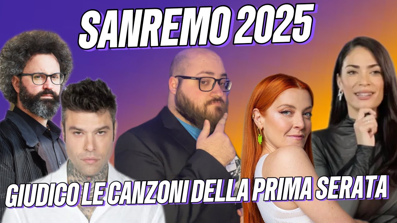 GIUDICO LE CANZONI DI SANREMO 2025 🔥 - YouTube