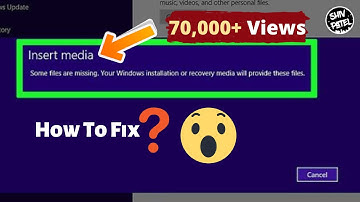 how to fix insert media some files are missing | New Method 2020😮🔥