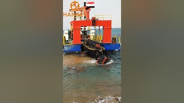 Dredging Deep: A Fascinating Look at a Cutter Suction Dredger at Work!