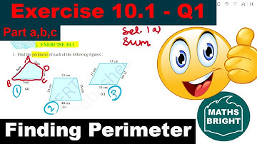 Exercise 10.1 Question 1 Part a,b,c | Class 6 #NCERT Math | Chapter 10 Mensuration | #Maths #school