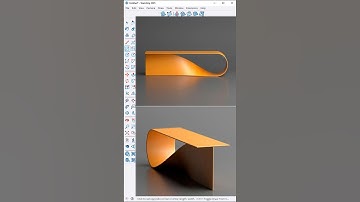 Create a Public Waiting Bench Fast in SketchUp! #shorts