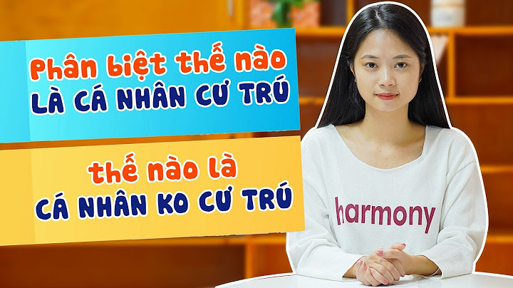 Ca nhan cu tru tieng anh là gì năm 2024