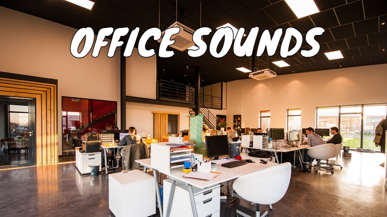Ambient Office Sounds 1 Hour - Busy Workplace - Office Ambience - YouTube