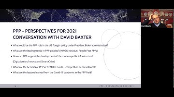 PPP - Perspectives for 2021 Conversation with David Baxter