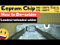 Eeprom Component Replacement Tutorial - How To Solder And 8 Pin Eeprom Component