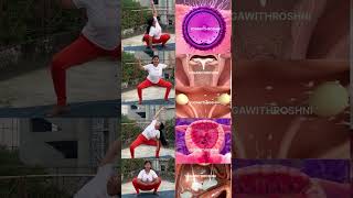 pcod yoga exercises for belly fat #shortsfeed #shorts #pcod #pcos #fibroids #whitedischarge