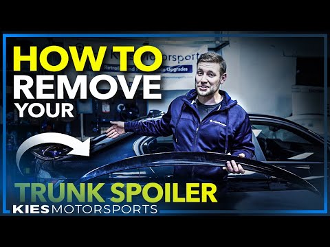 Video: Hur tar man bort en spoiler från en bil?