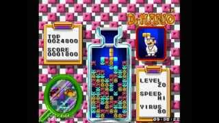 Dr. Mario (SNES) Gameplay Lvl 20 Speed Hi.